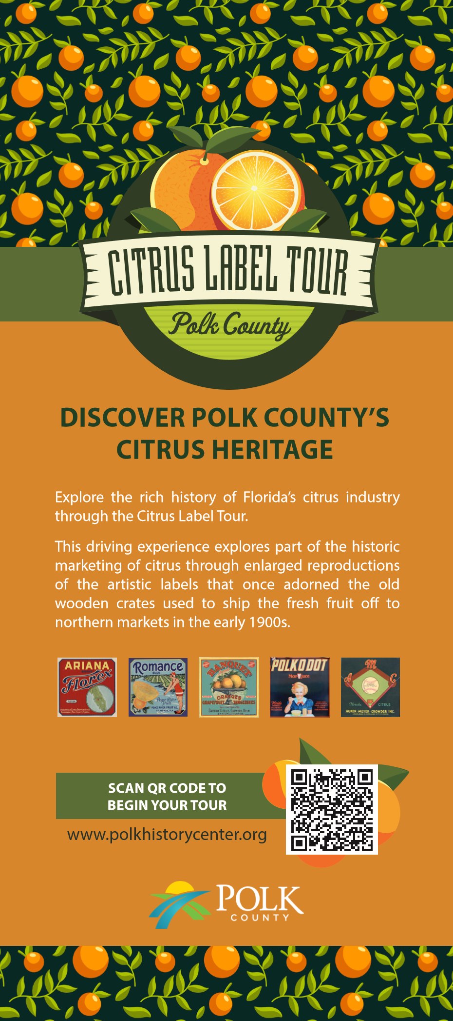 Citrus Label Tour Rack Card 2026