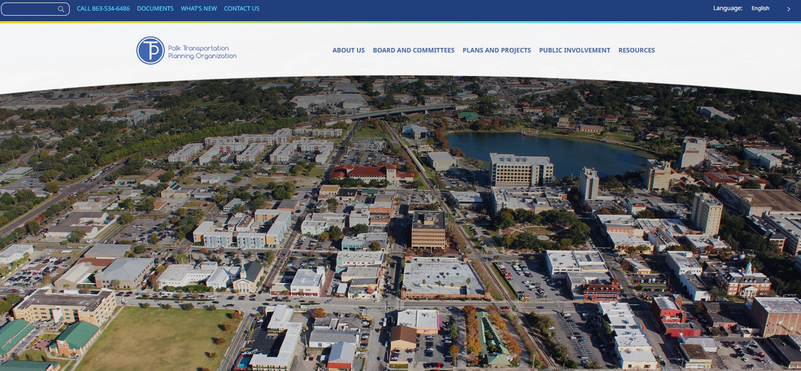 Polk TPO Website homepage
